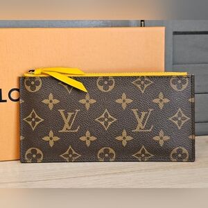 Authentic LOUIS VUITTON Monogram Zippered Pochette Sunglass Pouch